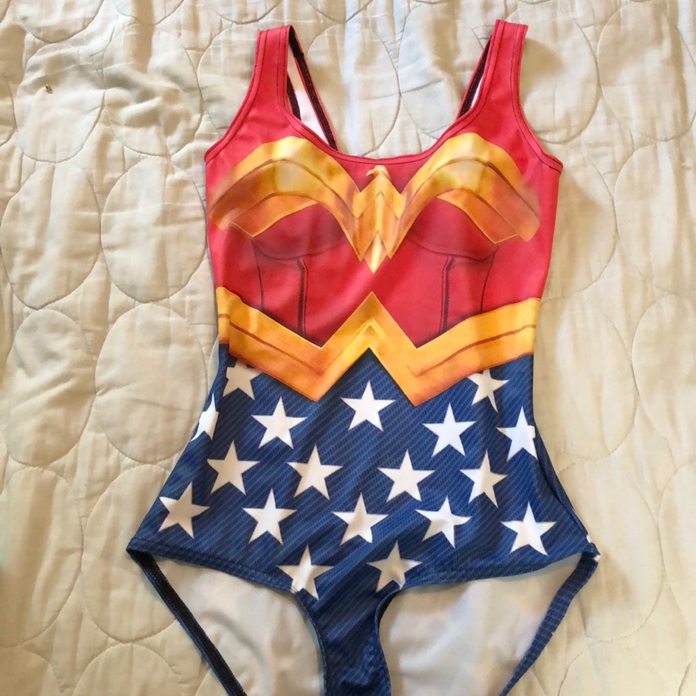 Black Milk Wonder Woman bathing suit